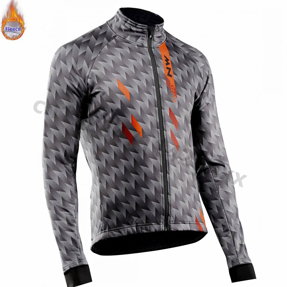 NW Northwave Зимняя Теплая Флисовая одежда для велоспорта, велосипедный Триатлон MTB, Майки для велоспорта, мужские комплекты для велоспорта - Цвет: 20