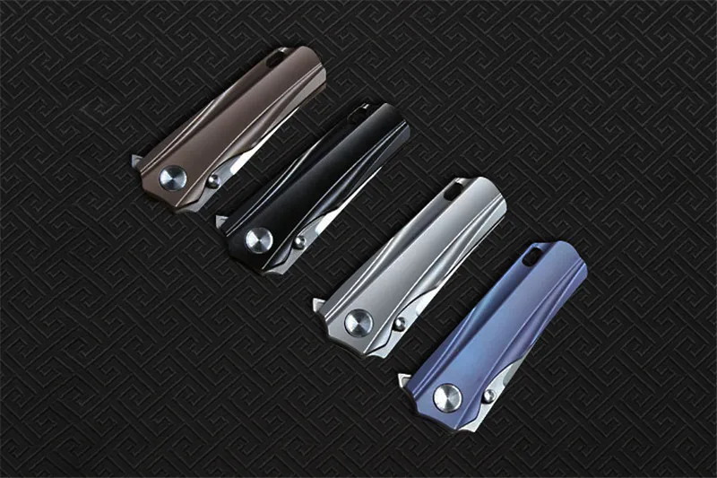 STEDEMON mini SHY5 folding knife CTS-204P blade KVT ball bearing titanium handle camping hunt outdoor Survival knives EDC Tools |
