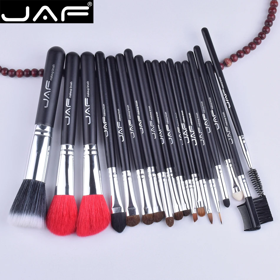 Набор кистей для макияжа из козьей шерсти и лошади 18 шт.|makeup brushes|artist makeup brushesgoat hair |