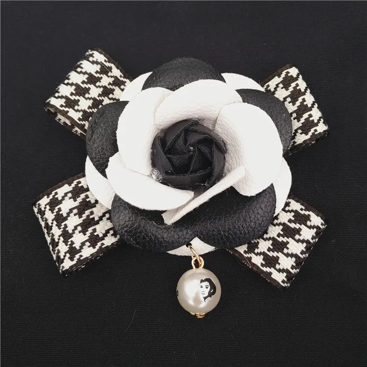 Классическая Женская брошка Camelia с цветком 6 5 см Camellia заколки знаменитого бренда