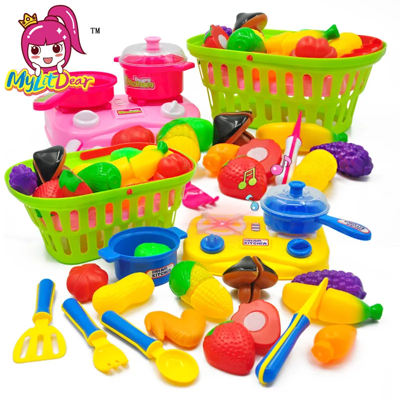

MylitDear кухонные игрушки, игрушки для фруктов, пластиковая пищевая игрушка, овощерезка, ролевые игры, Детская кухня, обучающая игрушка