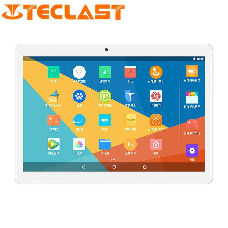 Teclast X10 четырехъядерный планшетный ПК MTK6580 1 ГБ ОЗУ 16 Гб ПЗУ 10,1 дюймов 1280*800 ips Andorid 6,0 WCDMA GSM GPS WIFi Две камеры