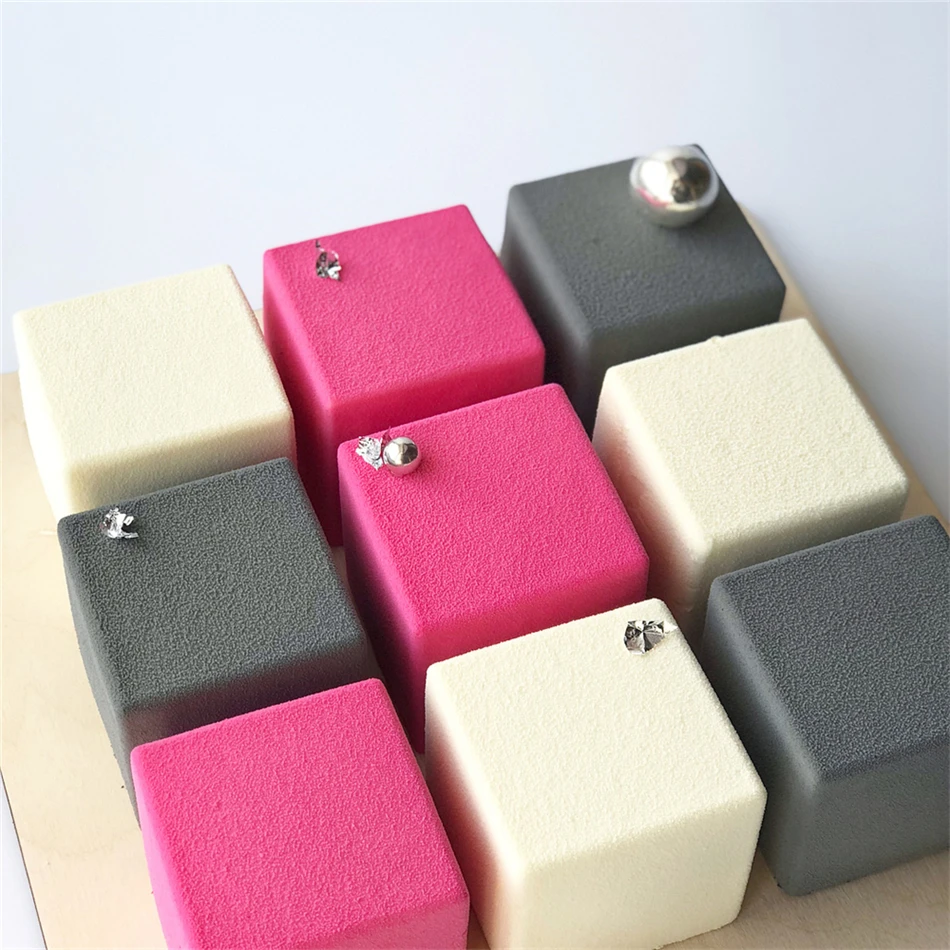 TTLIFE 1 шт. 9 Полость квадратная форма торта силиконовая для выпечки Десерт