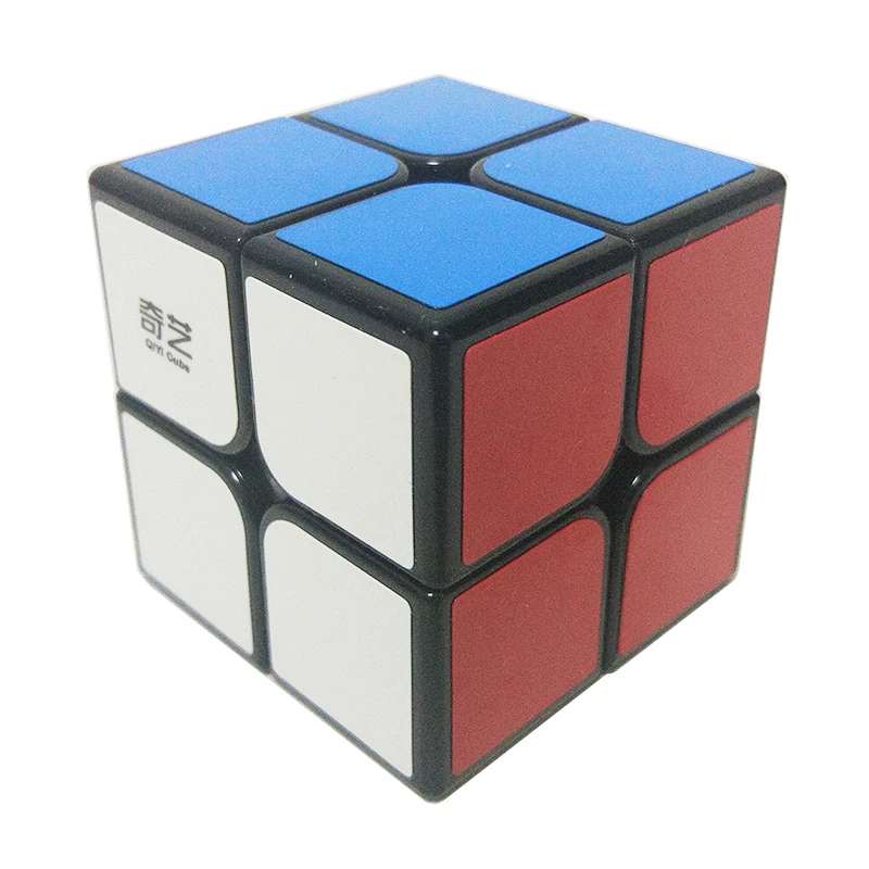 QiYi квадратный магический куб 2x2 3x3 4x4 5x5 6x6 7x7 сплошной белый черный стикер конкурс скоростной куб головоломка для детей начинающих