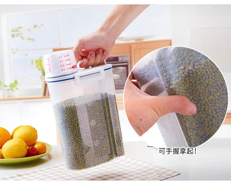 1 шт. пластиковый герметичный контейнер для хранения продуктов | Дом и сад