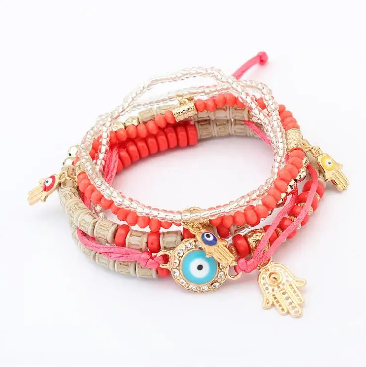 Новый популярный женский браслет талисман в стиле бохо|bracelets for|evil eye braceletcharm bracelet |