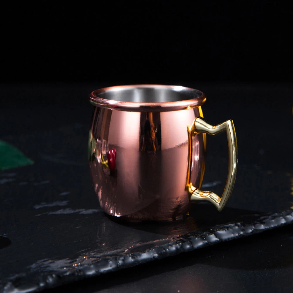 2 унций чашки кружки для московского Мула мини Caneca МОСКВА Mule Кубок чистый Медь