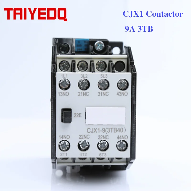 CJX1 9A контактор переменного тока 9/22 3TB40 AC220v электрический 2NO 2NC|Замыкатели| |
