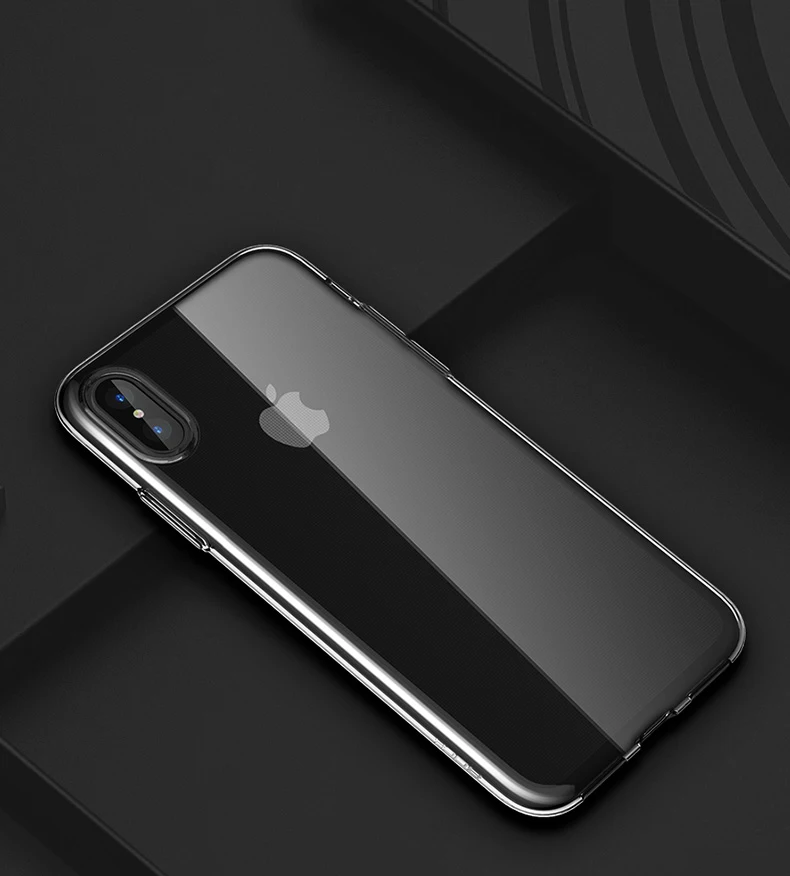 Противоударный Кристальный мягкий прозрачный ТПУ чехол для iPhone 5S, se 7 8 6s Plus X 10 XS Max XR coque прозрачный силиконовый резиновый чехол для телефона s