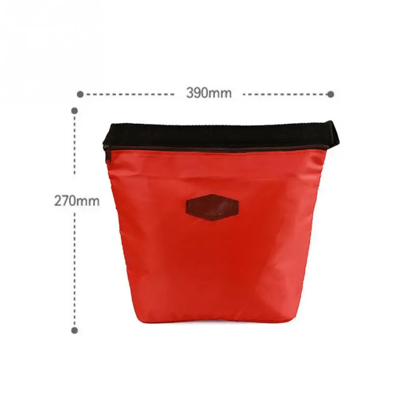 Портативная Изолированная Холщовая Сумка для ланча Термосумка еды пикника сумки