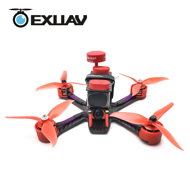 EXUAV 205 FPV АЭРОСЪЕМКА Racing Drone блюда RunCam Разделение 3 5 мм руки углеродного волокна