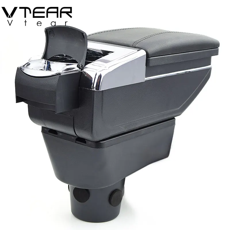 Vtear для mitsubishi Attrage Mirage подлокотник коробка центральный магазин содержимое коробка продукты интерьер подлокотник хранения аксессуары Запчасти