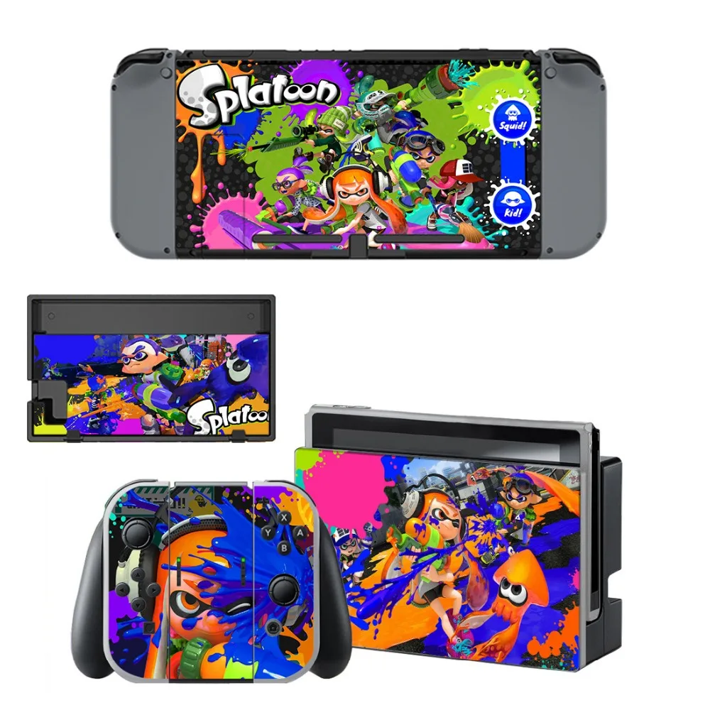 Лидер продаж новинка наклейка на крышку игры Splatoon 2 наклейки для Nintendo Switch s Joy-con
