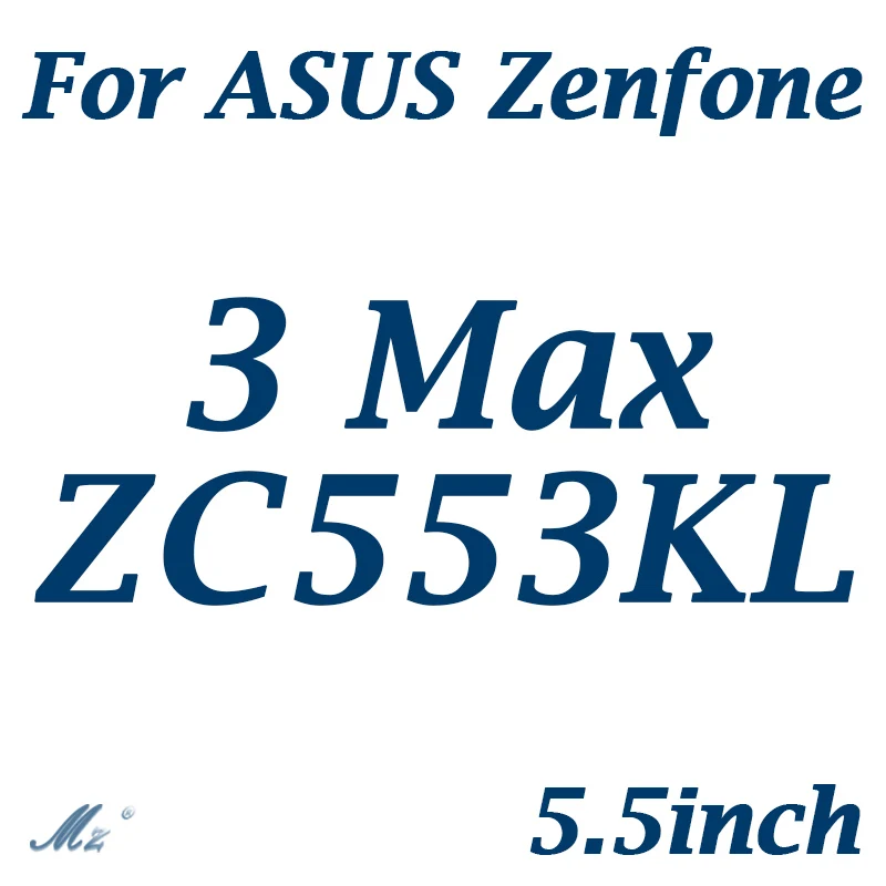 ZC553KL 2 шт./лот для ASUS zenfone 4 max zc520kl Чехол Для zenfone 3 max zc553kl ze552kl ze520kl 4max zc554kl защитная пленка из закаленного стекла защитная пленка - Цвет: ZC553KL