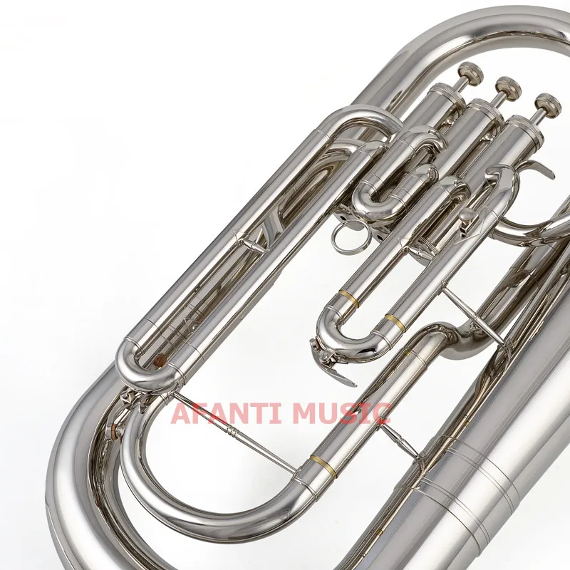Музыкальный Bb тон Afanti/желтая латунь/посеребренный Euphonium (BAR 114)|euphonium bb| |