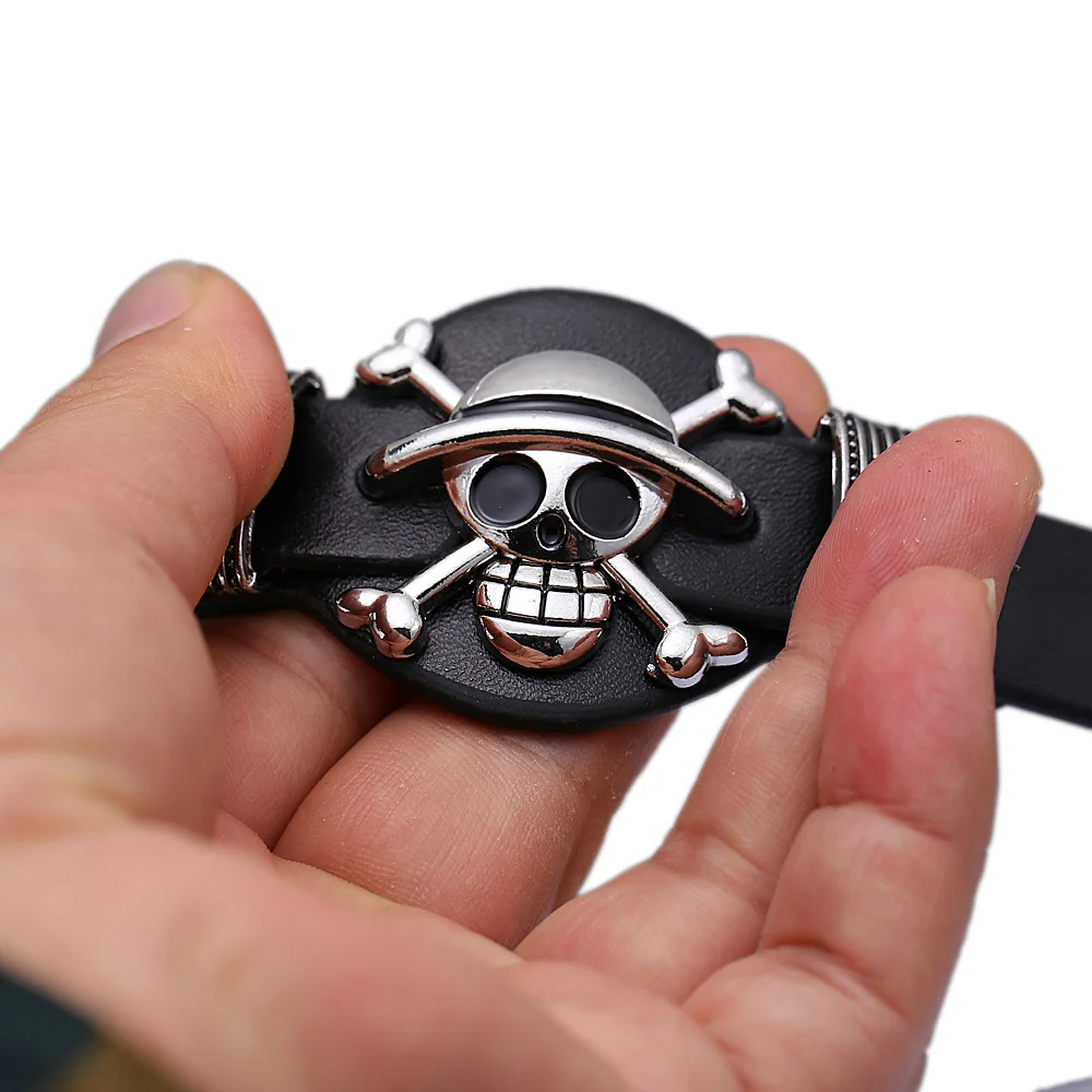 

HSIC New Fashion One Piece Bracelets Fashion Anime Bracelets For Women Men Jewelry Mujer Pulseras Hombre HC10116