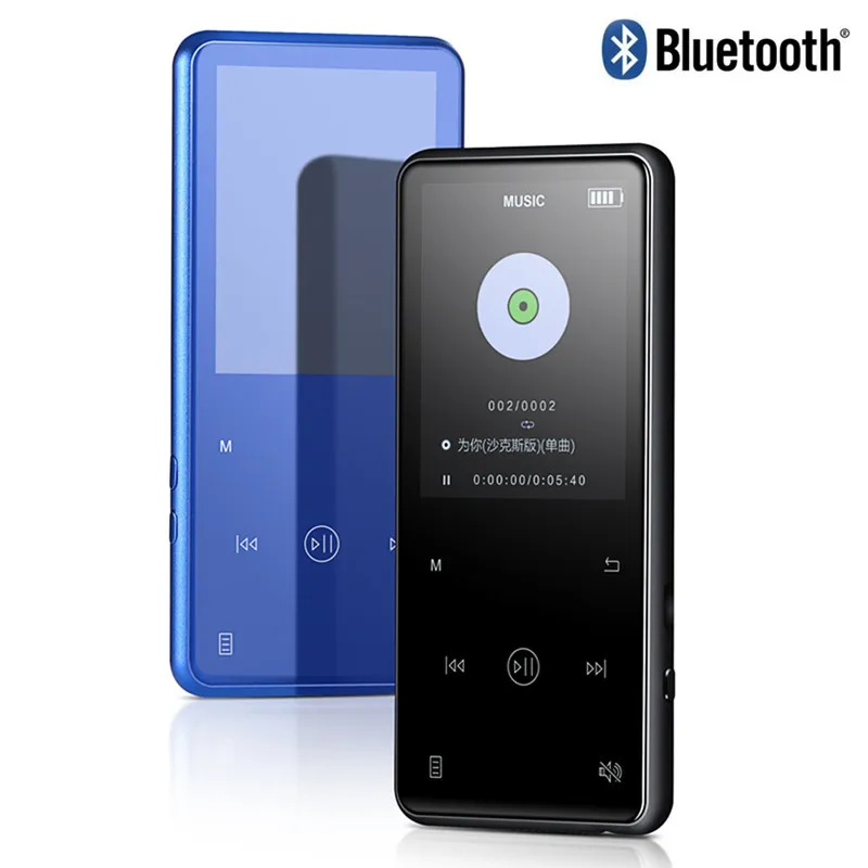 Yescool X8 8 Гб металлический сенсорный ключ MP3-плеер Bluetooth 4,1 Поддержка fm-радио электронная книга hifi аудио видео музыкальный плеер портативный Walkman