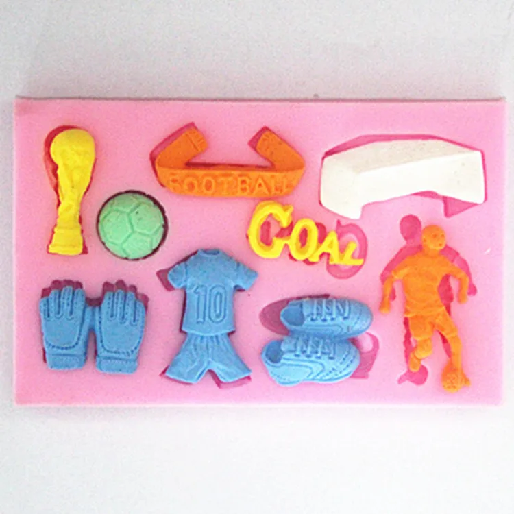 Форма для торта футбольного Кубка мира форма мыла и шоколада кухни инструмент