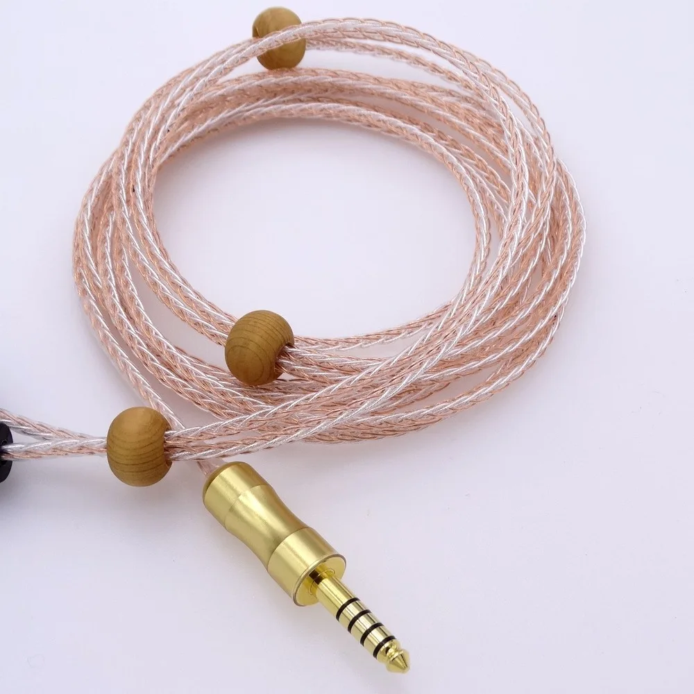 30 см 16 ядер Гибридный посеребренный 4 мм до 2 XLR 3Pin аудио кабель-адаптер для sony NW-WM1Z