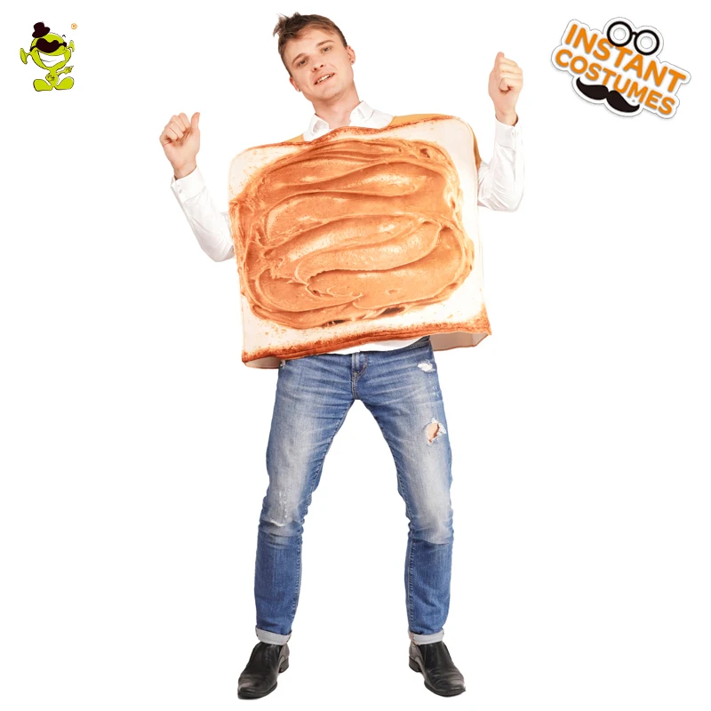 Peanut Butter Toast Jumpsuit New for Adult Unisex Hamburger Toast Costume for Purim Party
Peanut Butter Toast Jumpsuit New for Adult Unisex Hamburger Toast Costume for Purim Party