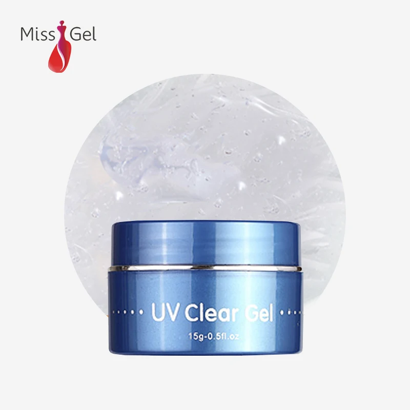 1000 г сильный УФ гель прозрачный для наращивания ногтей|gel clear|uv geluv gel clear |
