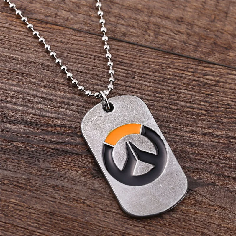 ORNAPEADIA Лидер продаж для игры OW внешние украшения Overwatch НОВАЯ ЦЕПОЧКА брелка и ожерелье кулон набор