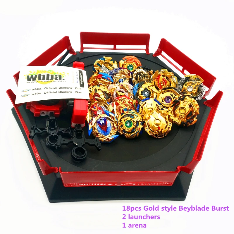 Золотой стиль Beyblade Burst игрушки со стартером и ареной Bayblade Металл fusion Бог спиннинг Топ Bay Blade лезвия игрушки