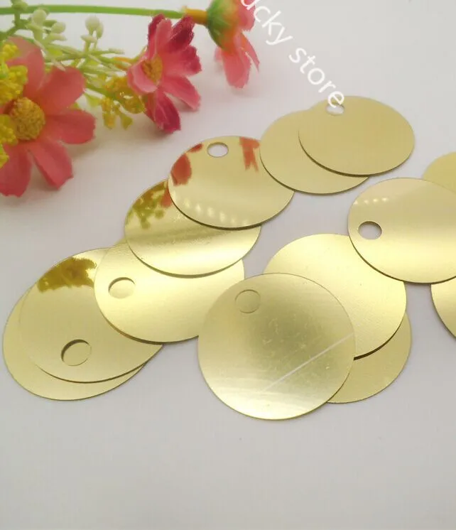 Аксессуары для шитья края 20 мм большое отверстие круглая ручная строчка Блестки