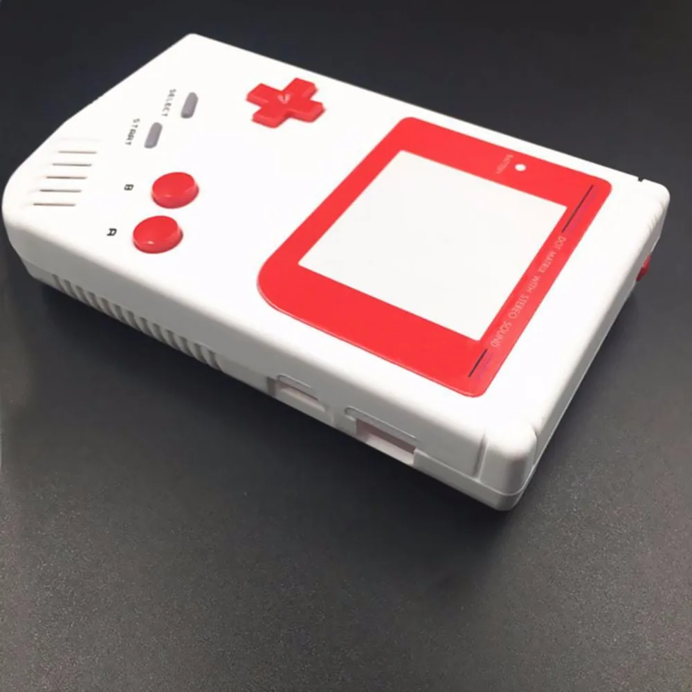 Замена красный + белый корпус Корпуса части пластины для nintendo приставка Gameboy GB |