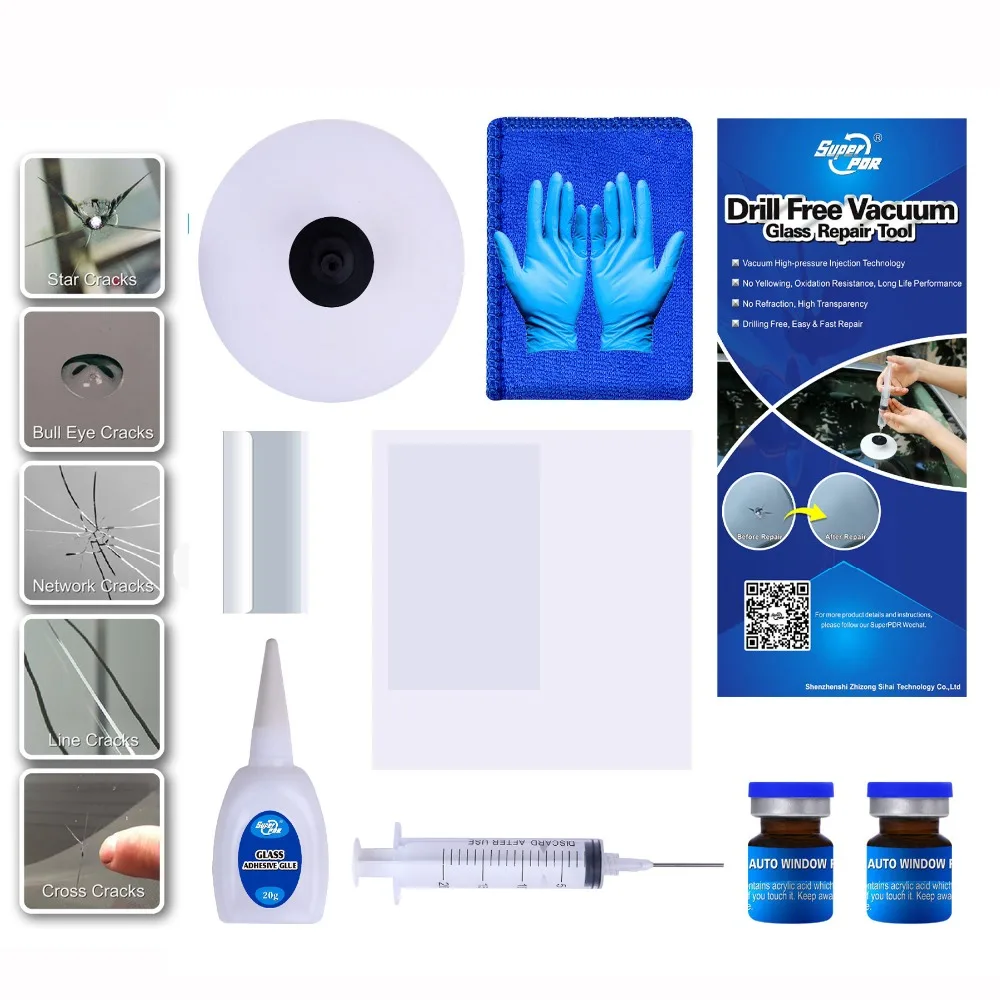 Высокое качество DIY Kit лобовое стекло автомобиля ремонт инструменты авто стекла