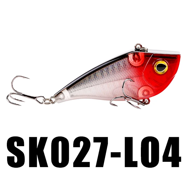 SeaKnight SK027 Тонущий VIB 1 шт. 70 мм 21 г жесткая приманка для рыбалки Реалистичные 3D рыбьи глаза Искусственные воблеры полный плавательный слой - Цвет: L04