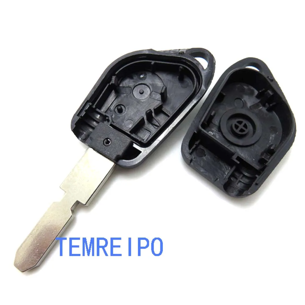 10 шт./лот Сменный Чехол для автомобильного ключа чехол подходит Peugeot 306 406 1 кнопка