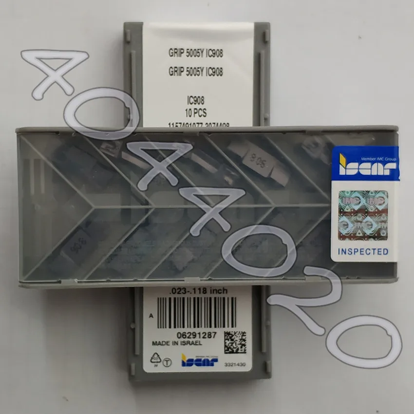 

ISCAR GRIP5005Y IC908 10 шт карбидные вставки бесплатная доставка