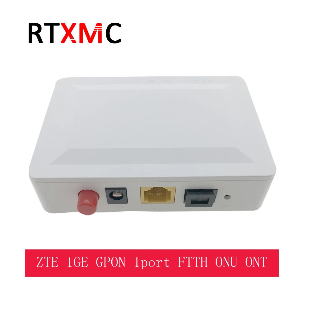 6 шт. APC коннектор GPON ONU FTTO 1GE 1 порт FTTH ONT один LAN OLT 25G Gpon набор микросхем для ZTE Fiber to home