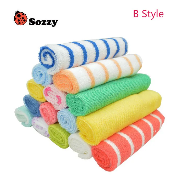B Style 8 шт., Детский многофункциональный платок, полотенце, хлопок, слюнявчик, полотенце для кормления, полотенце для мытья, милый ребенок - Цвет: B Style