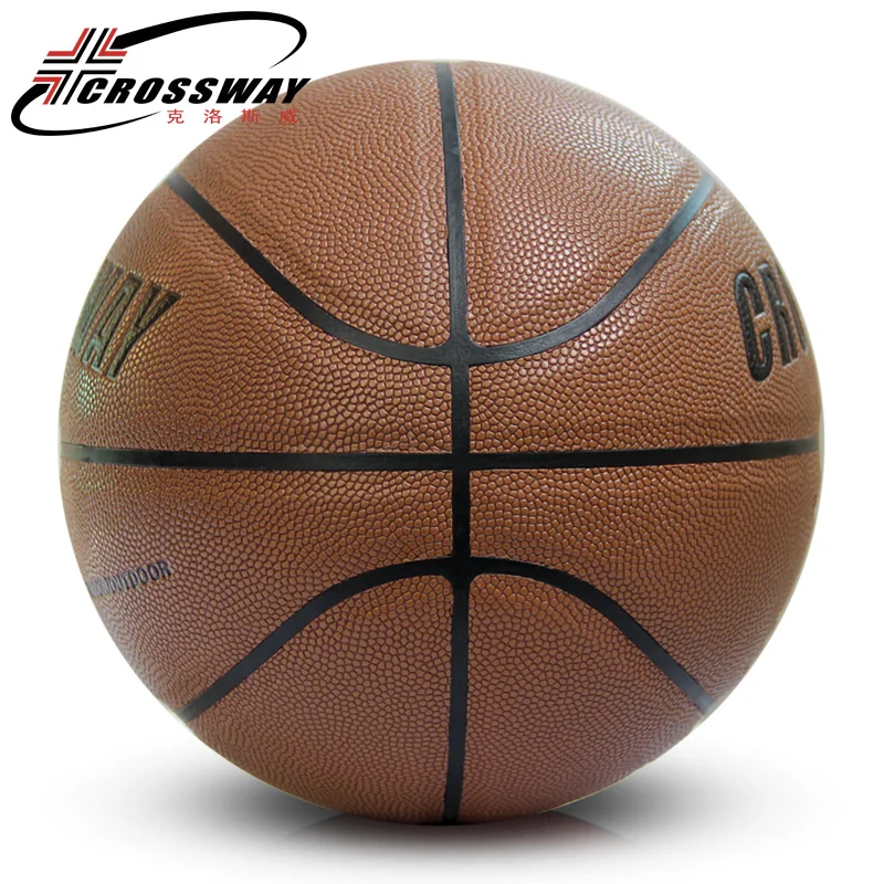 CROSSWAY 2017 Hot sale Hight Quality 704 Basketball Ball Wear proof PU Materia Official Size7 With Needle+Bag | Спорт и развлечения