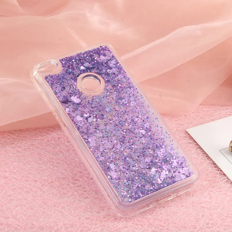 Liquid phone Case sFor LG K8 K10 2017 P8 P9 Lite Lenovo K6 Note Cases Glitter Dynamic Quicksand Sand Soft TPU Back Cover |