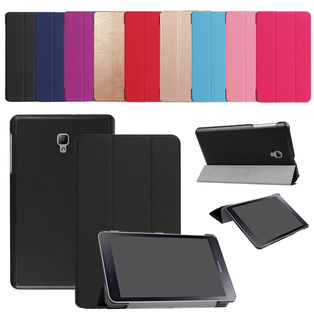 8 дюймов чехол для Samsung Galaxy Tab A 0 2017 T380 T385 SM Планшет Флип Чехол подставка Smart Cover авто