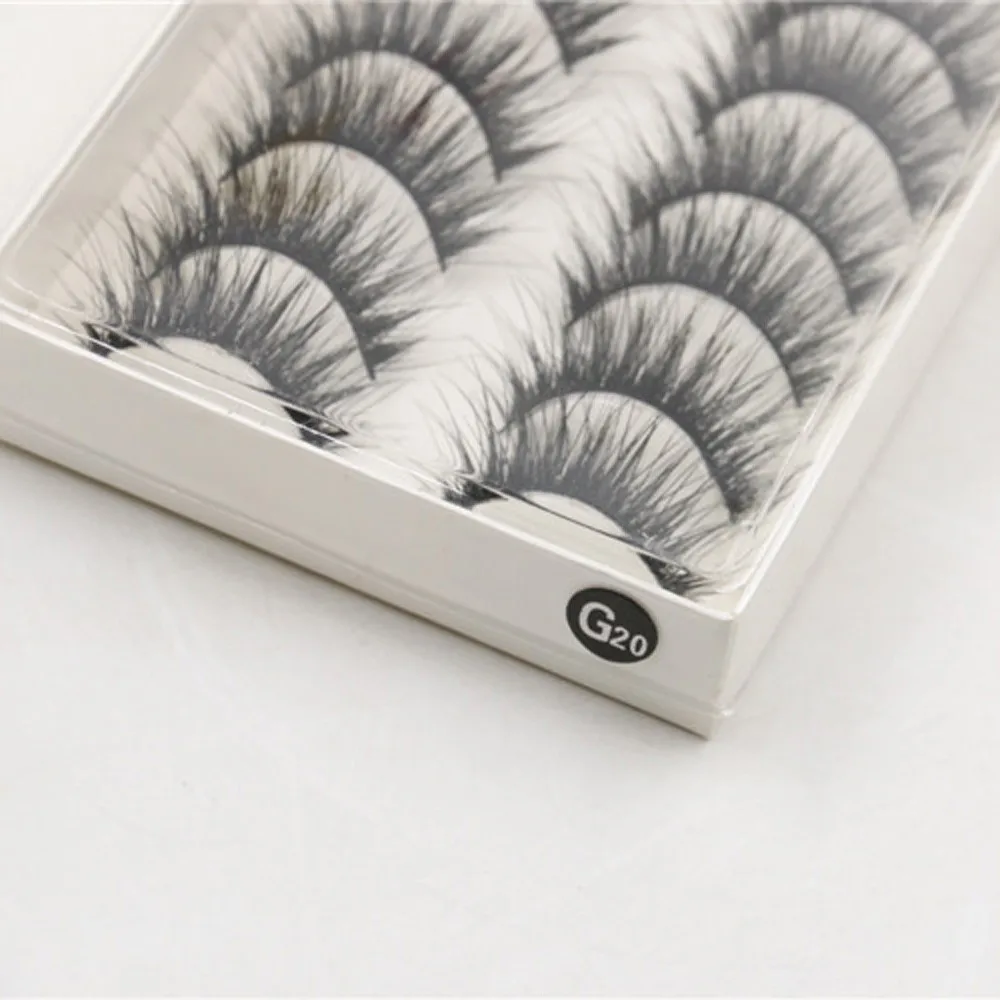 Большая распродажа! 5 пара/лот крест-накрест Накладные ресницы Объемные Горячие