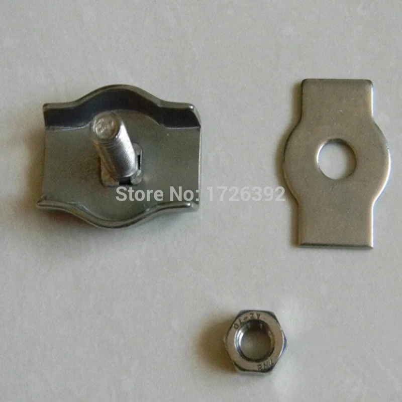 М4 4 мм Аутентичные 304 SIMPLEX НЕРЖАВЕЮЩЕЙ СТАЛИ ТРОС ЗАХВАТЫ ПРОВОДА КАБЕЛЬНЫЕ