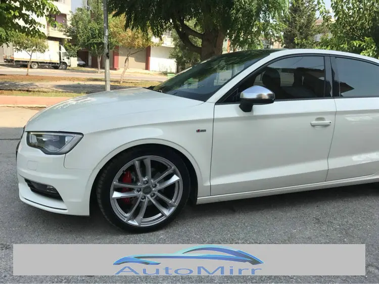 Kibowear для Audi A3 8V S3 RS3 боковое зеркало крышки Серебро Матовый Хром Матовый алюминий 2013 Замена