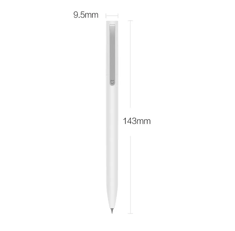 Xiaomi Mijia Sign, 9,5 мм, долговечный, для подписи, Япония, чернила, Premec, гладкий, PREMEC, Швейцария, черный, заправка, MiKuni