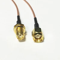new rp sma male plug switch sma female jack nut wifi antenna cable rg178 wholesale 15cm 6 adapter