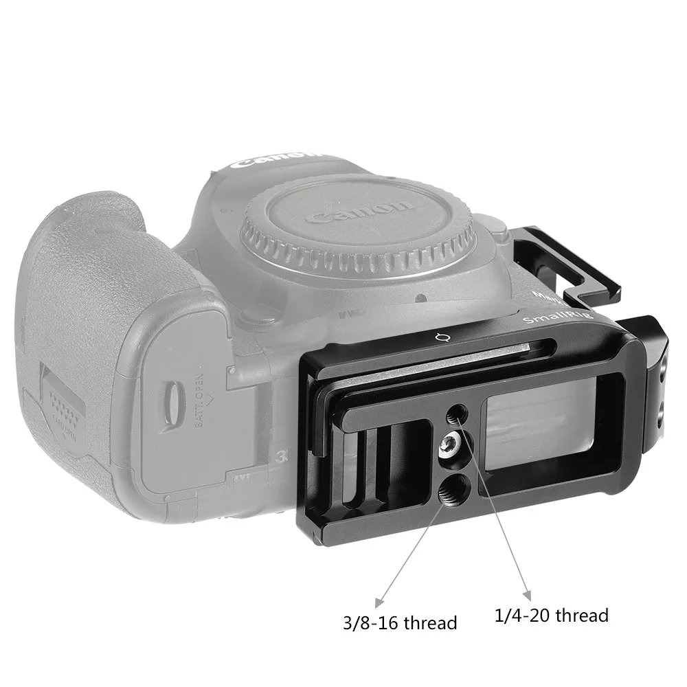 SmallRig L кронштейн для Canon 5D Mark IV III l-кронштейн подставка на трех ножках БЫСТРОРАЗЪЕМНАЯ боковая пластина+ Комплект базовой плиты-2202