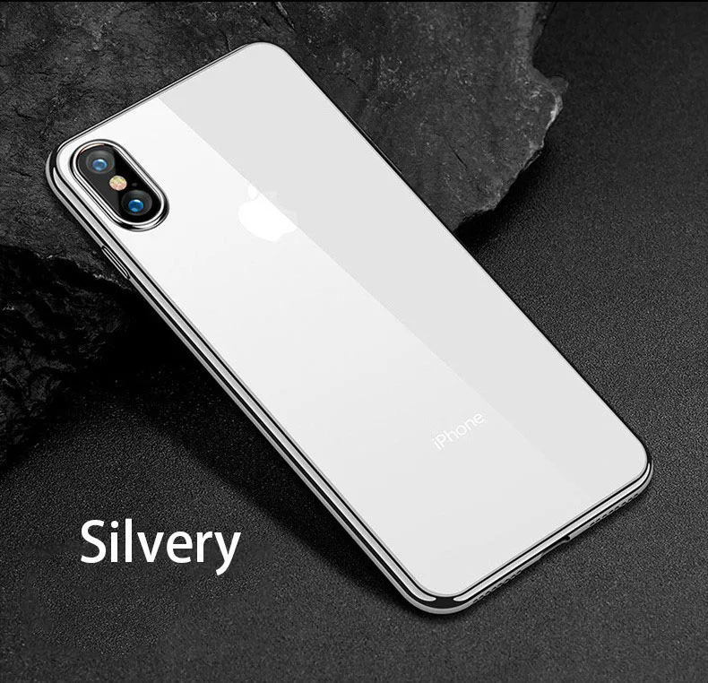 Роскошный мягкий ТПУ чехол s для iPhone 11 Pro XR 8 8Plus 7 7Plus 6 6s Plus прозрачное покрытие блестящий чехол для iPhone X XS MAX чехол