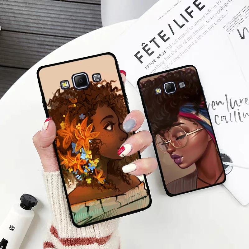 Lavaza красочные искусства АФРИКАНСКАЯ ДЕВУШКА печать силиконовый чехол для Samsung A3