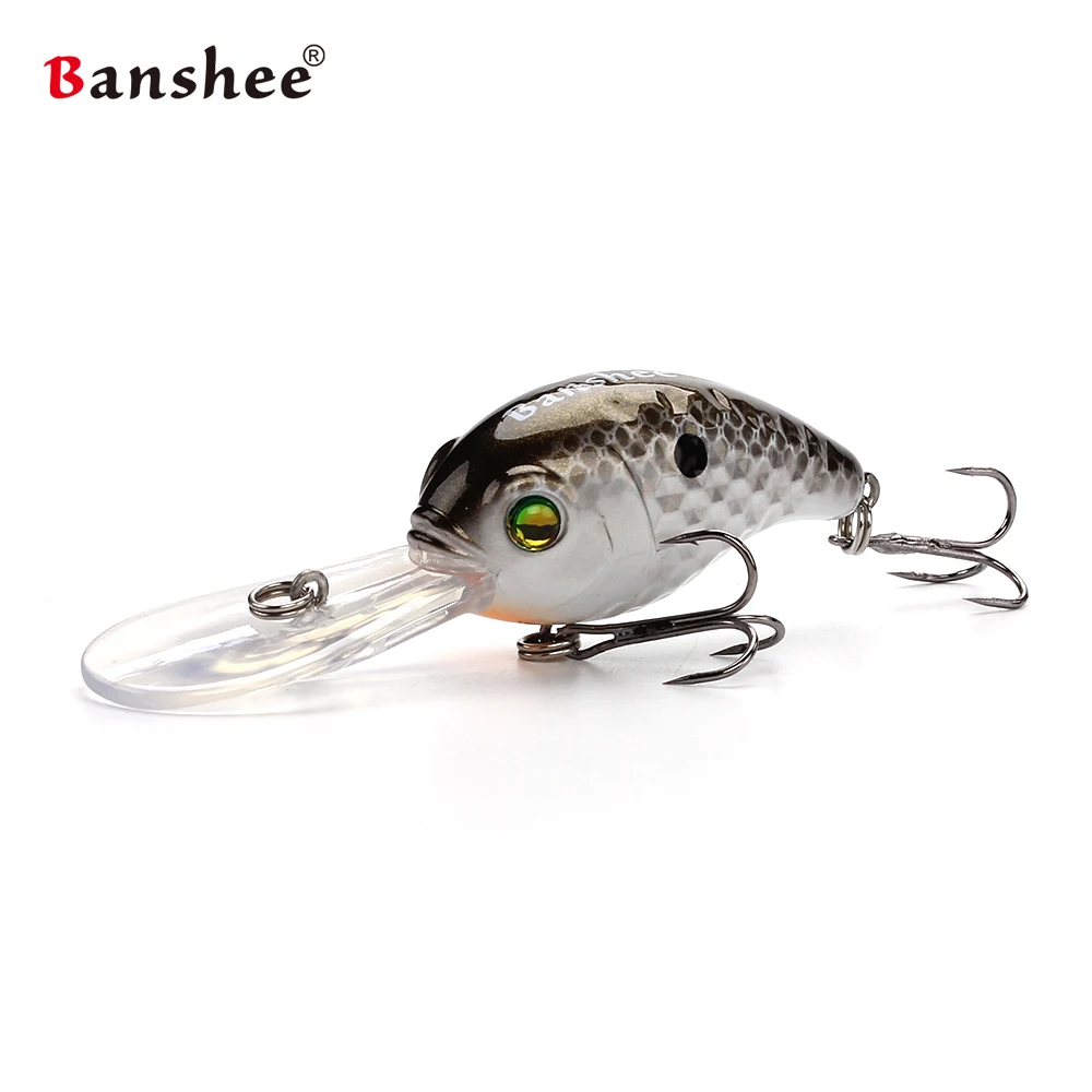 Banshee 50 мм 10 г плавающая приманка для ловли окуня VC04 воблер со звуком погремушки