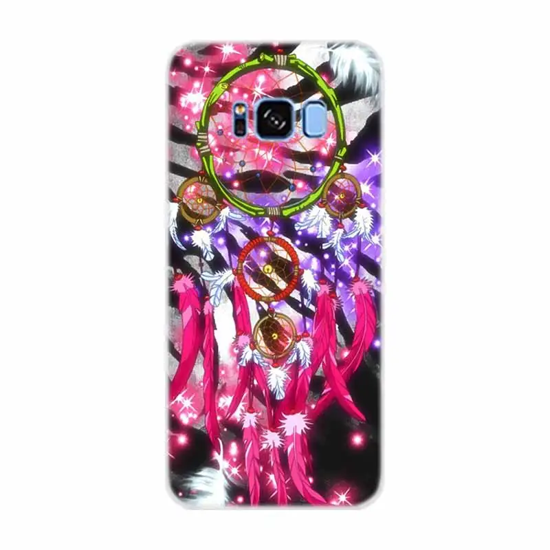 as the picture 13 Ловец снов акварельный Ловец снов чехол для телефона чехол для samsung Galaxy S6 S7 Edge S8 S9 S10 S11 Plus E Note 8 9 10Plus Etui - Цвет: as the picture 13