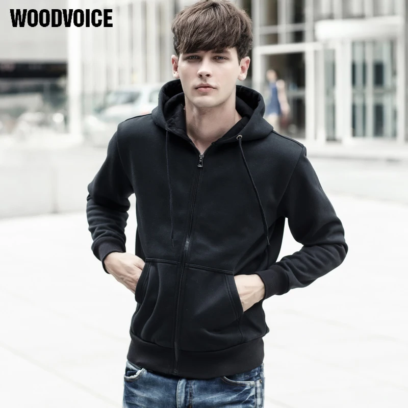 Осенне-зимняя мужская толстовка с капюшоном Woodvoice пуловер повседневная мужской
