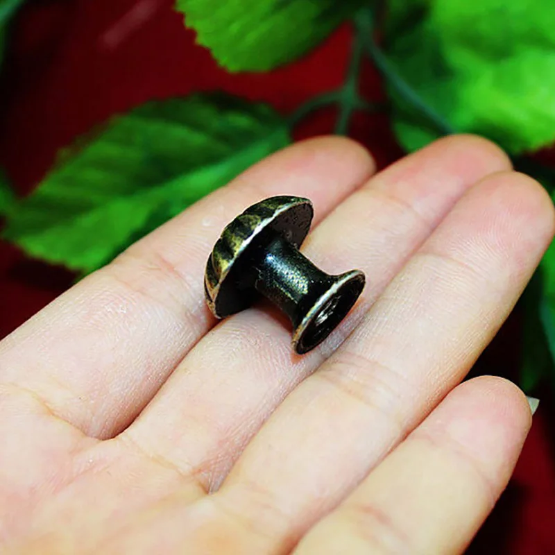 10 шт. винтажный стиль 18х17 мм мини-комод выдвижные ручки античный деревянный ящик